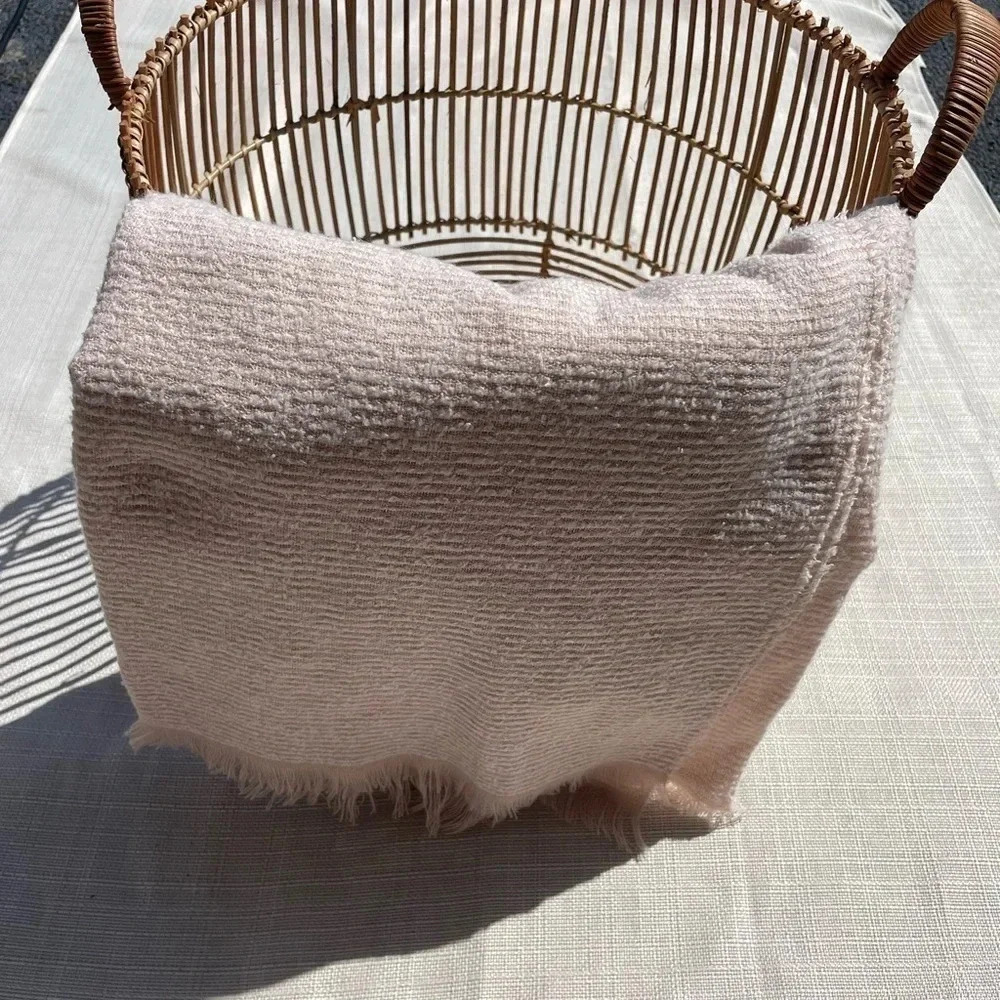 Pale Pink, Soft Pink Tufted Throw Blanket - 5Below - Home Decor - Accents - Picture 3 of 7
